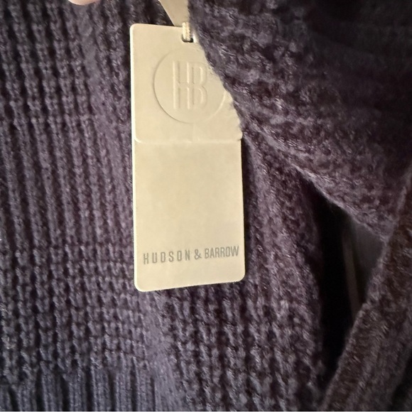 NWT Hudson & Barrow 1/4 zip pullover M - Picture 4 of 10